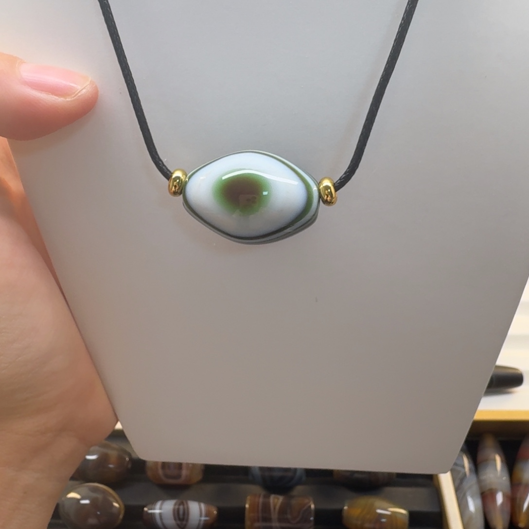 玛瑙/玉髓合金颈饰