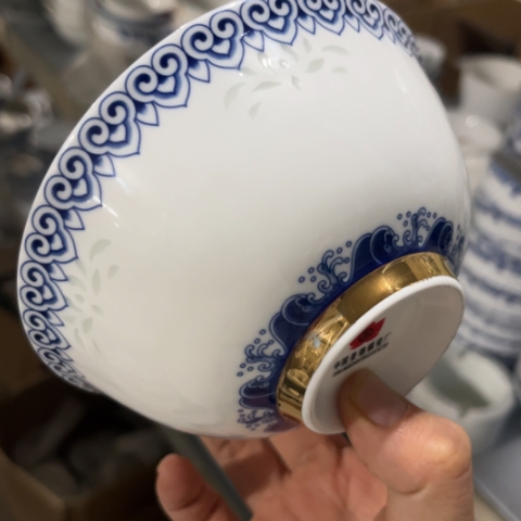 其他瓷5寸碗一个脱金