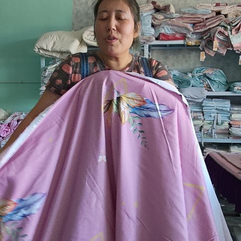 棉质花高端布的8m误差5cm。