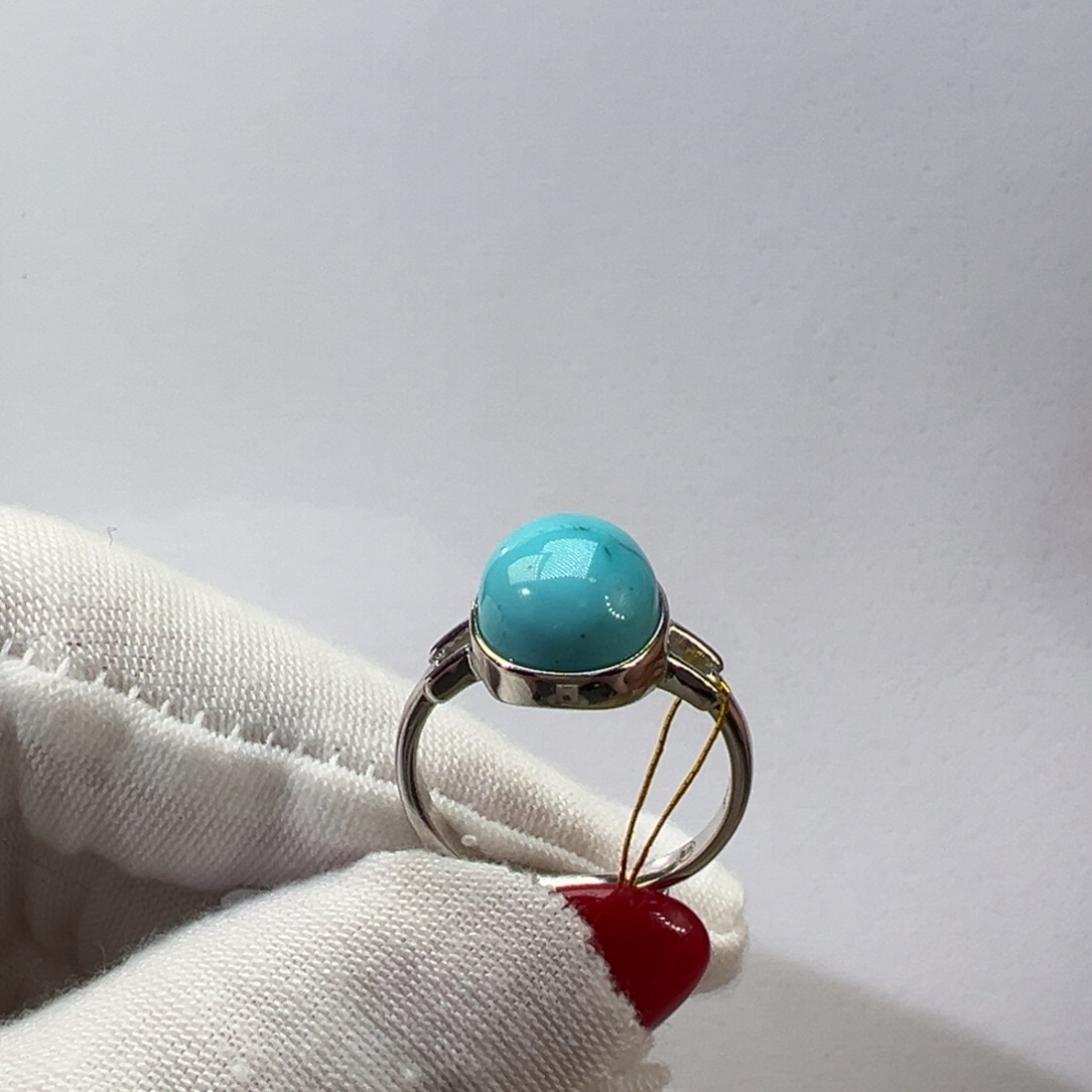 绿松石银S925镶嵌挂件