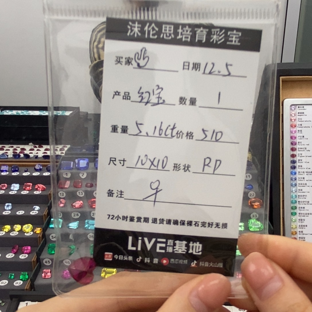 ****.合成（培育）红宝石裸石