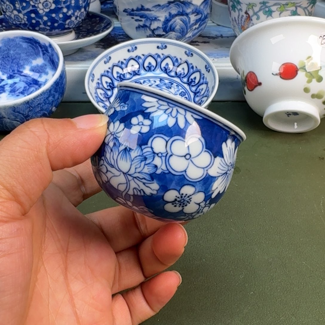 陶景德镇纯手绘茶具圆圆204