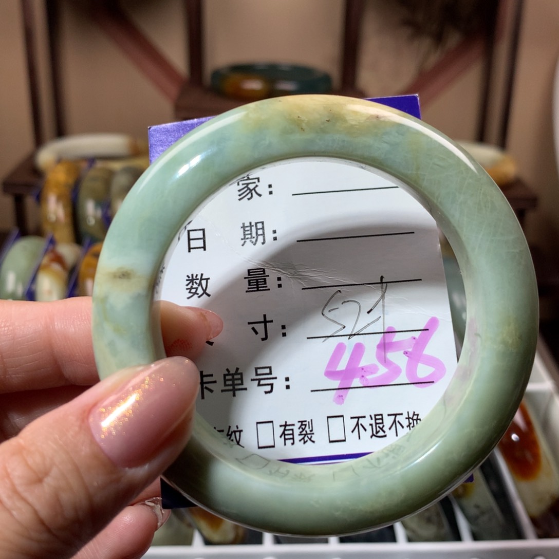 【闪购商品】蛇纹石玉手镯未镶嵌