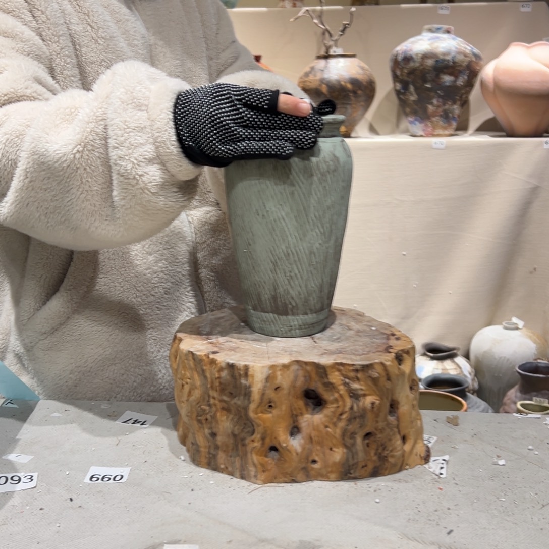 景德镇高温陶瓷394挂亲密度花瓶摆件花瓶摆件