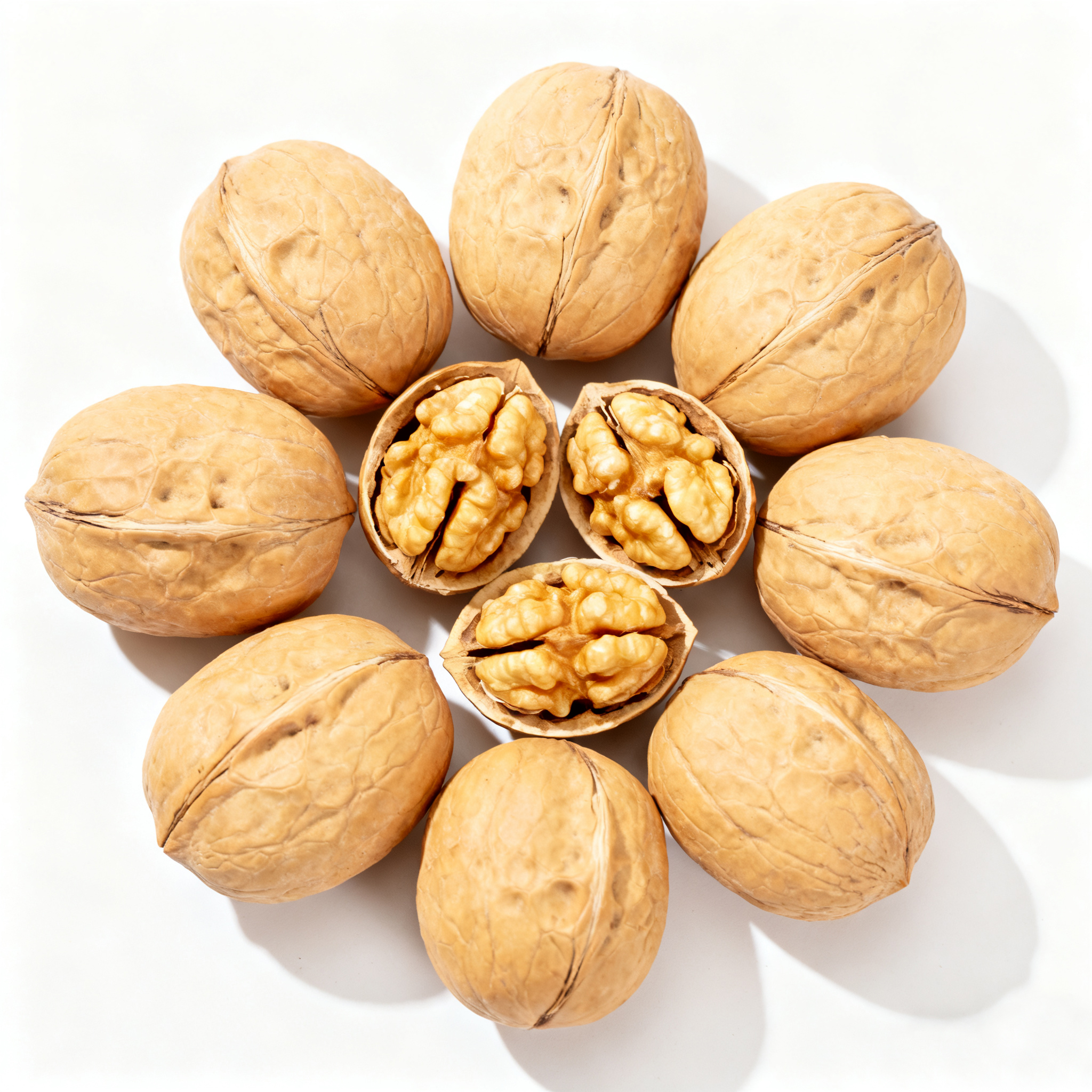 新疆阿克苏特级纸皮核桃手捏即开薄皮饱满薄皮核桃特级