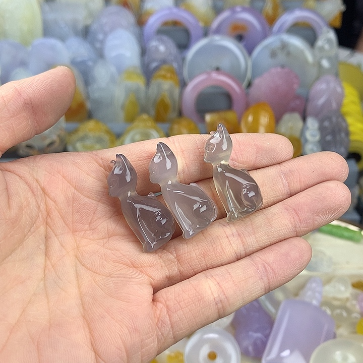 你***人玛瑙/玉髓未镶嵌颈饰
