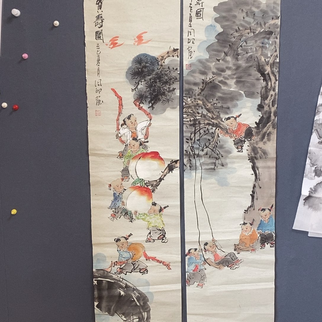 杜***涛绘画34/138侯同印手绘画芯