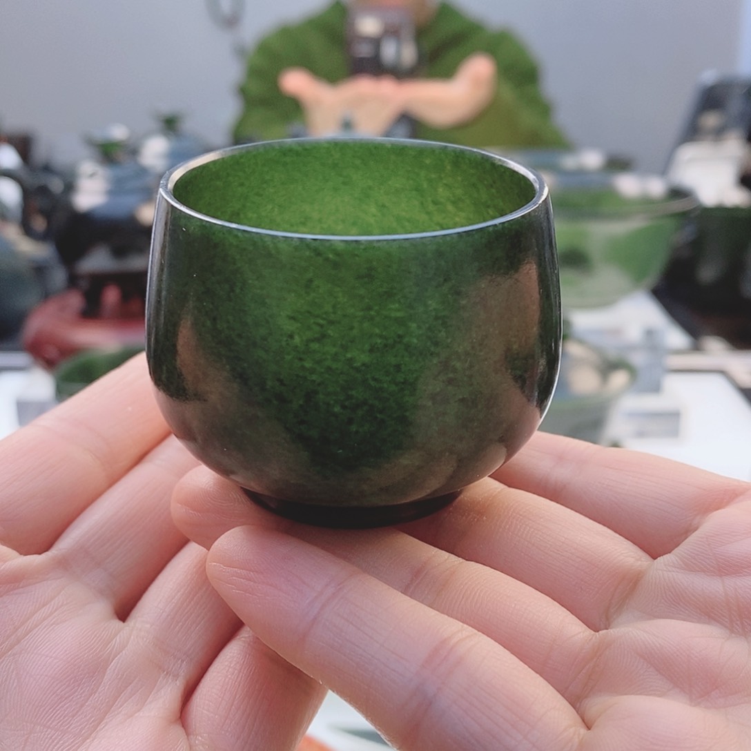 和田玉（青玉）把件未镶嵌肥*仔