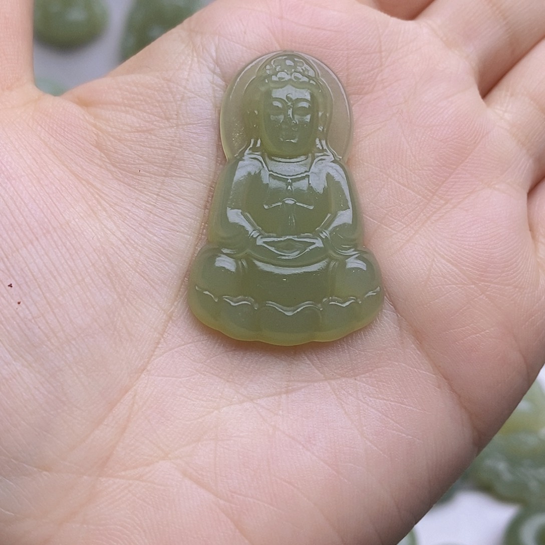 和田玉颈饰未镶嵌帅****歉