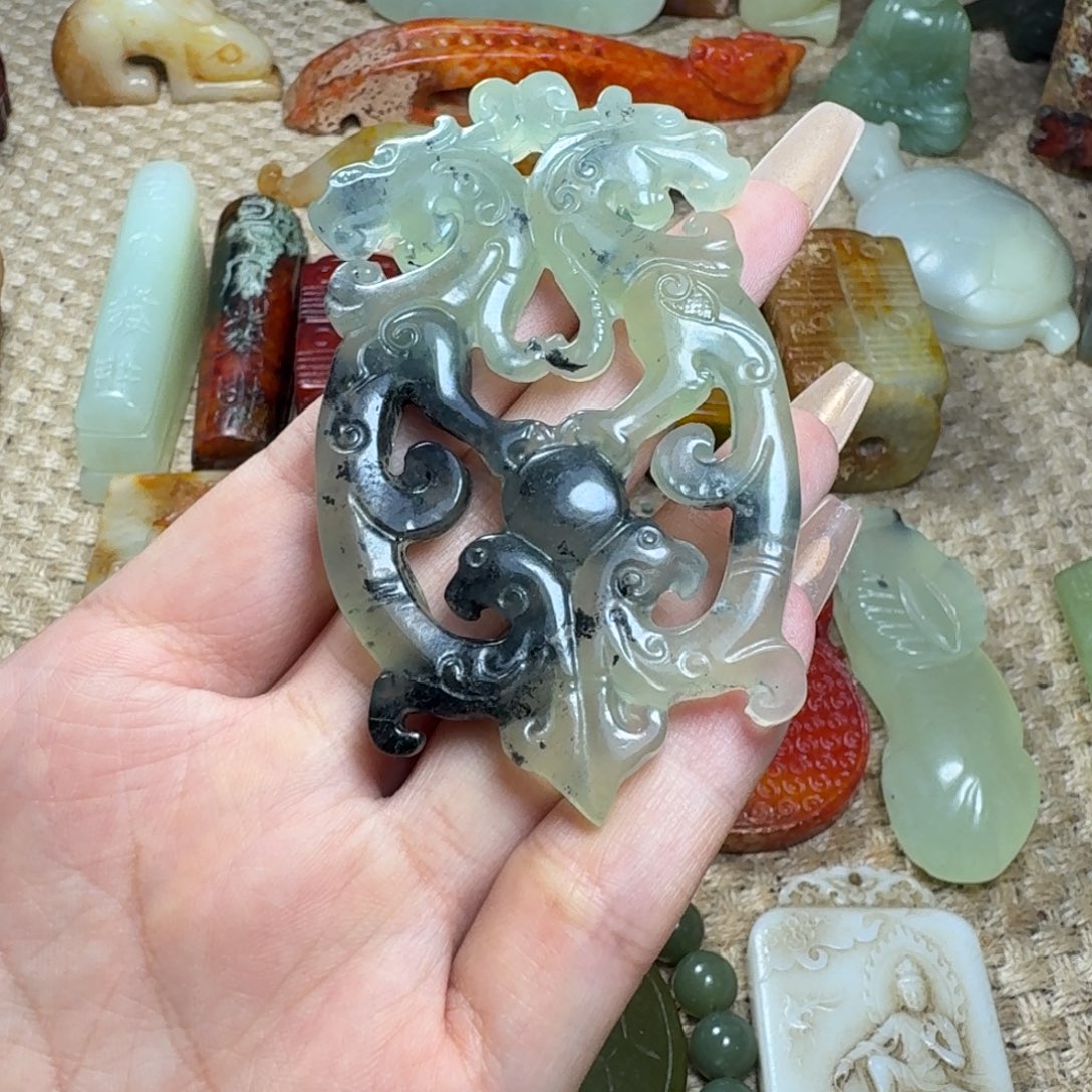 吊坠白玉菩提挂件