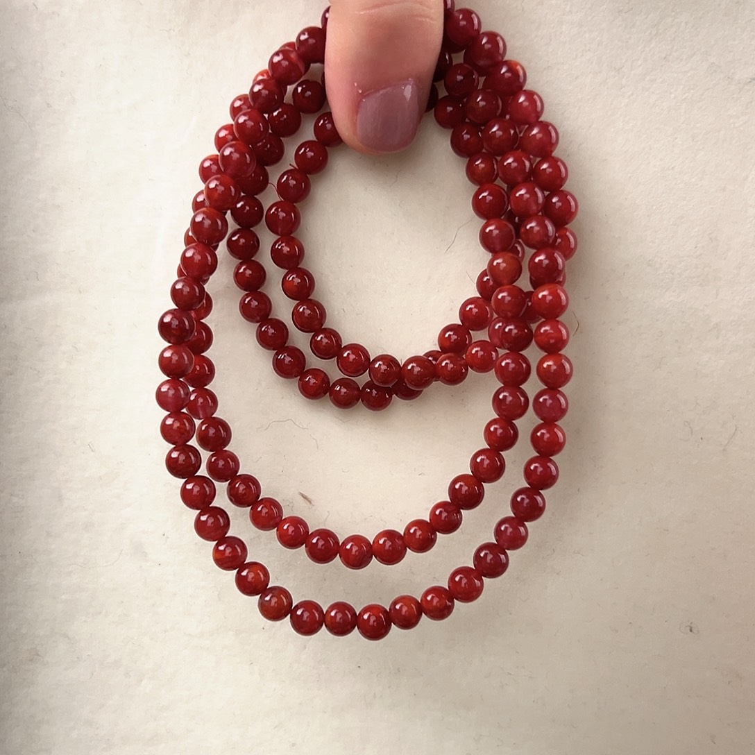 南红玛瑙未镶嵌项链