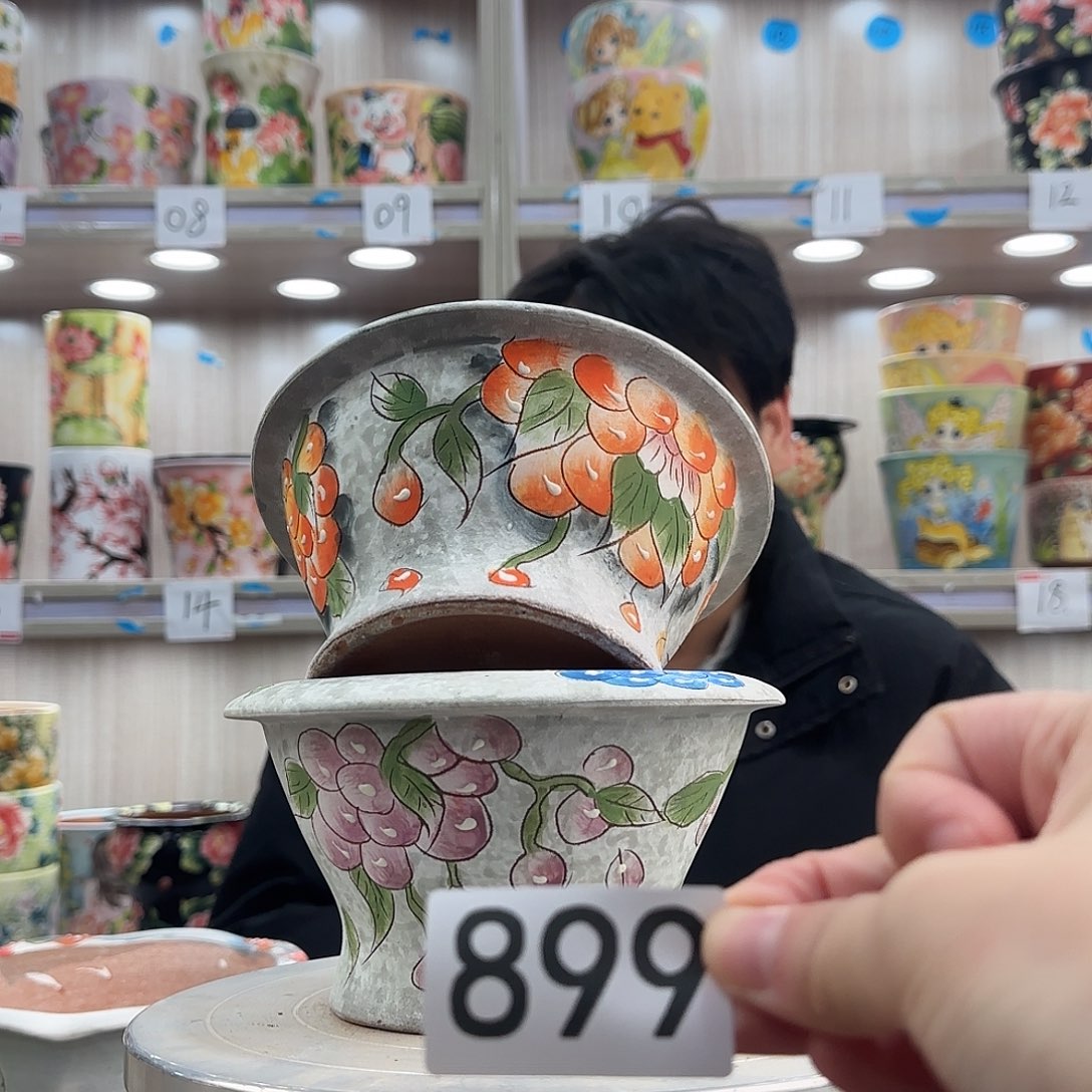 紫砂花盆瑕疵瑕疵899