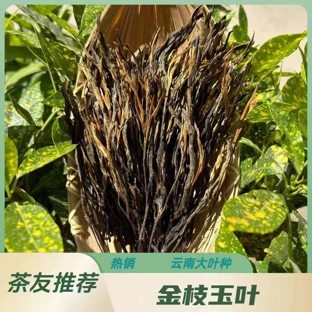 云南风味金枝玉叶晒红滇红茶