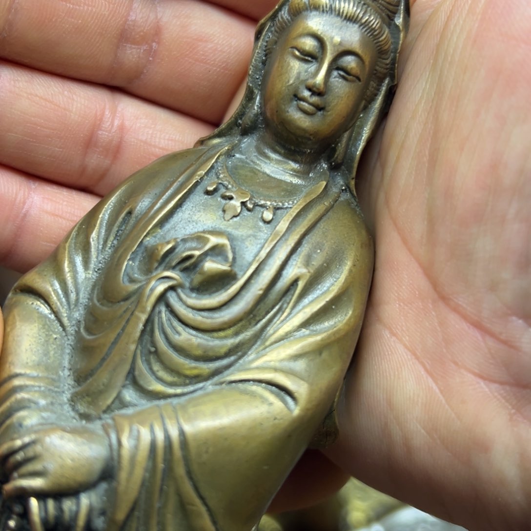 铜摆件欢迎欢迎你