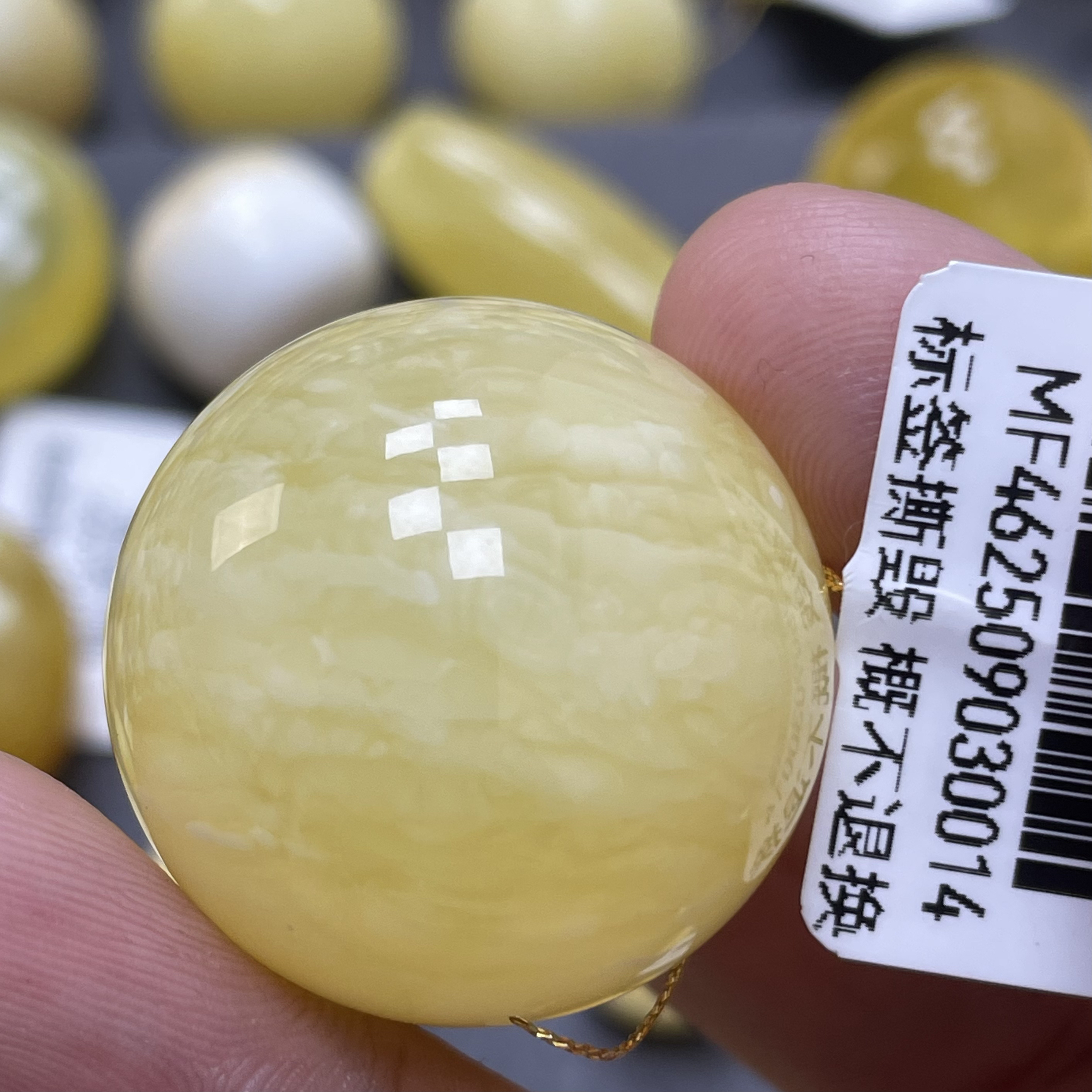 魔梵珠宝｜26.1mm俄料天然蜜蜡 虎皮妖花