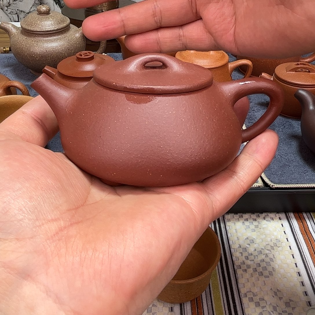 紫砂茶壶200毫升底槽清石瓢