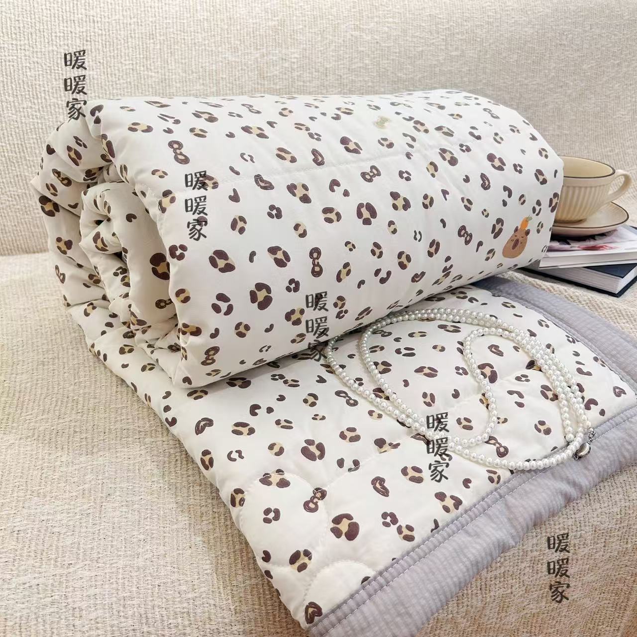 （卡皮爆米花）可爱款舒适柔软透气夏凉被