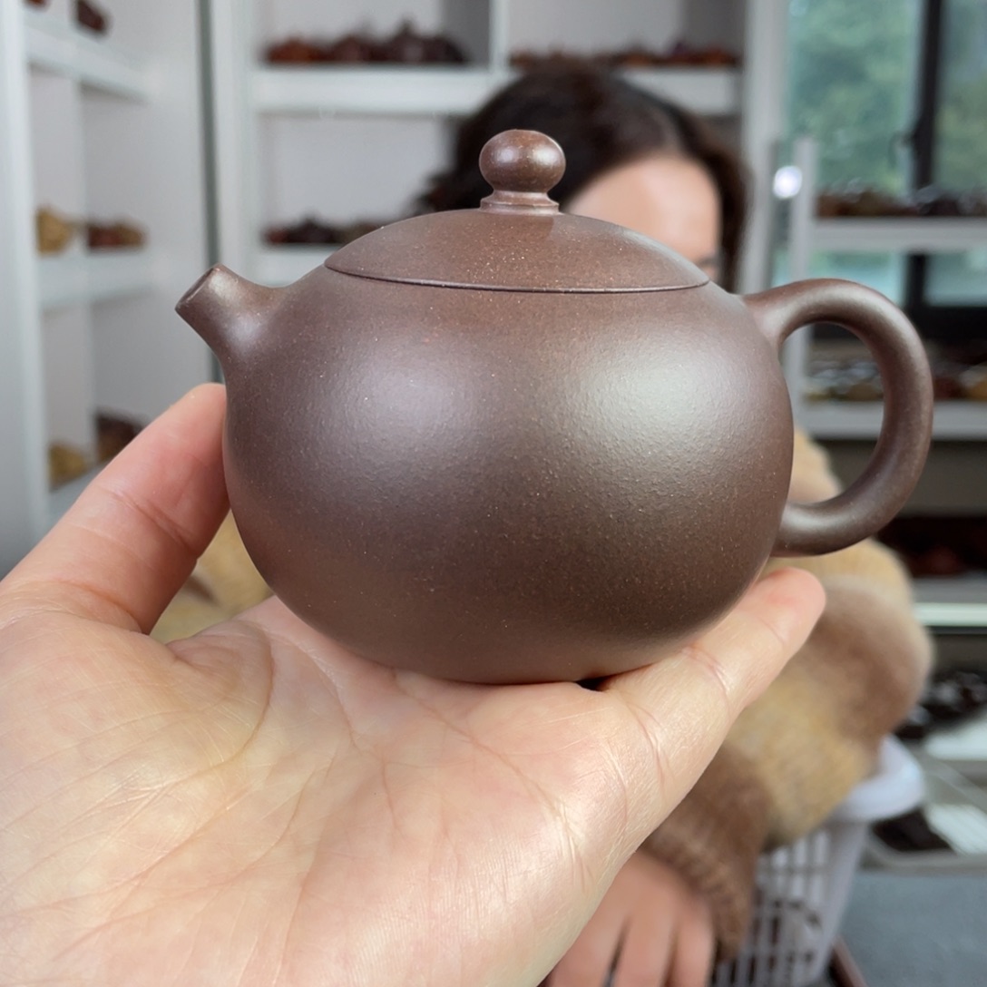 紫砂茶壶紫泥拼紫200cc