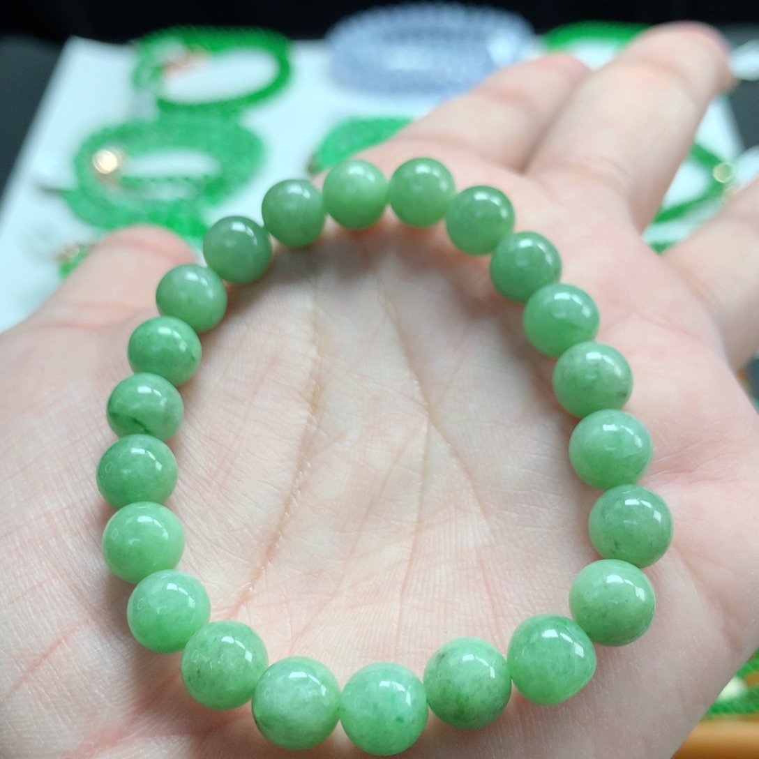翡翠未镶嵌手链翡翠