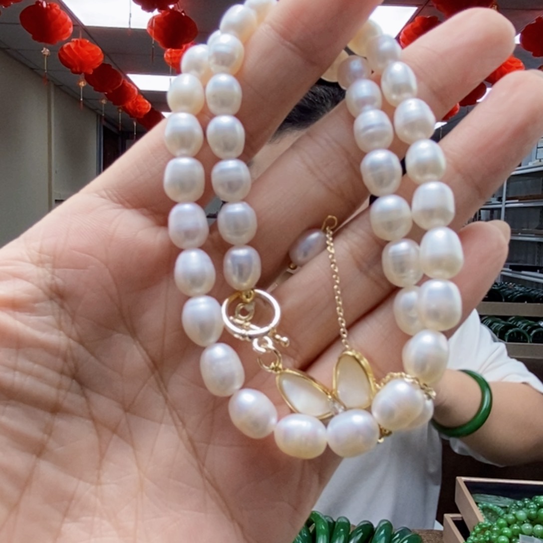 淡水珍珠未镶嵌颈饰拍一发一