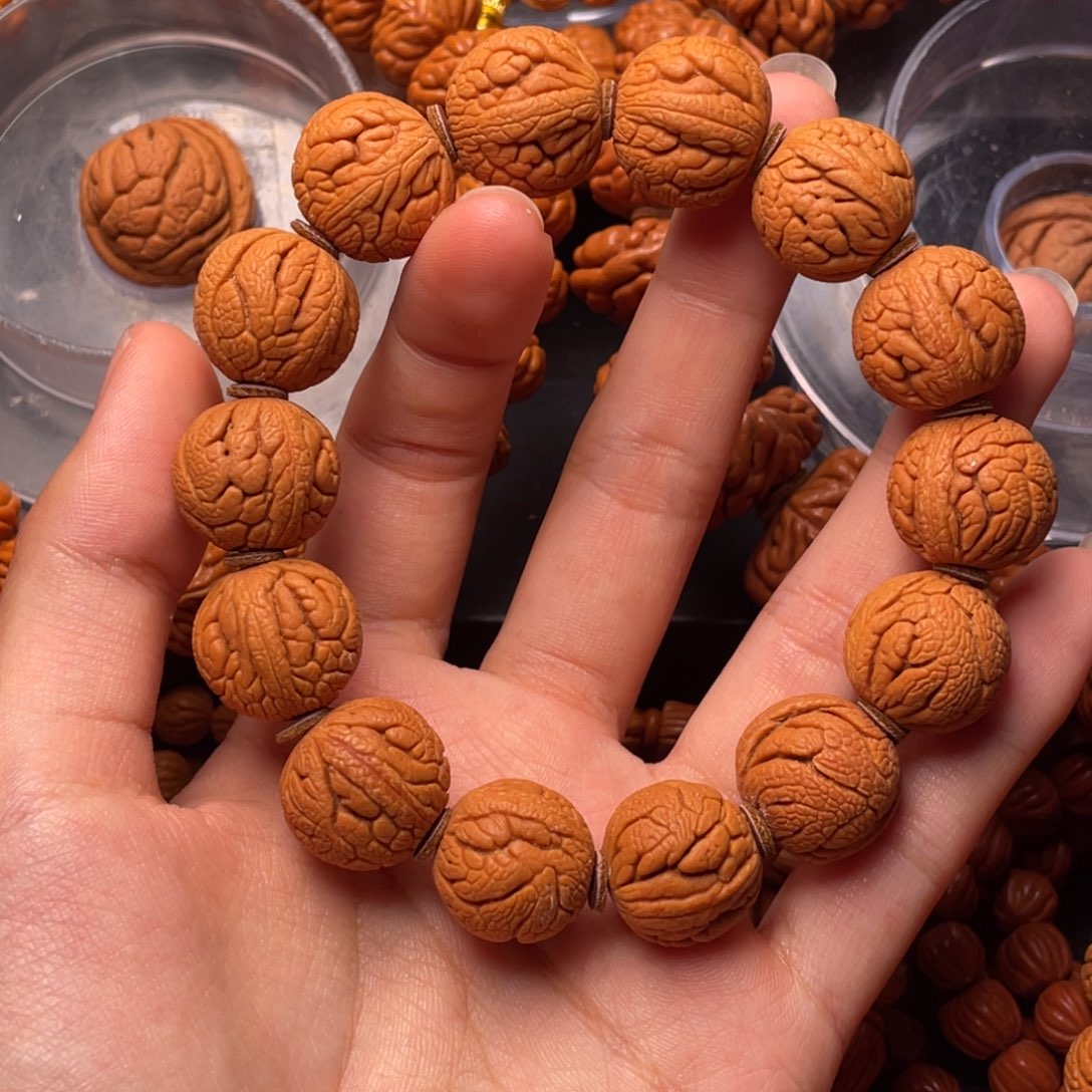 木质类秦岭核桃密纹龙珠