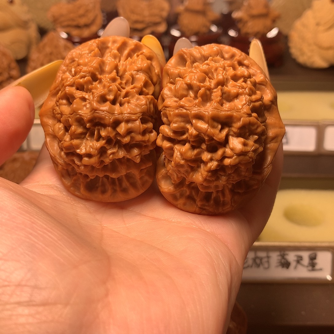 文玩核桃吊坠全品大官帽54精品