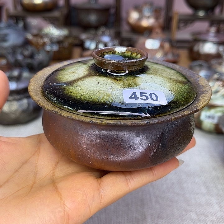 裸柴烧陶瓷手工茶器