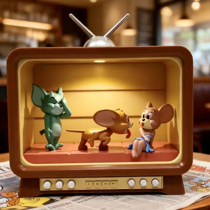 【拆盒】猫和老鼠经典MOMENT2系列潮玩盲盒摆件手办