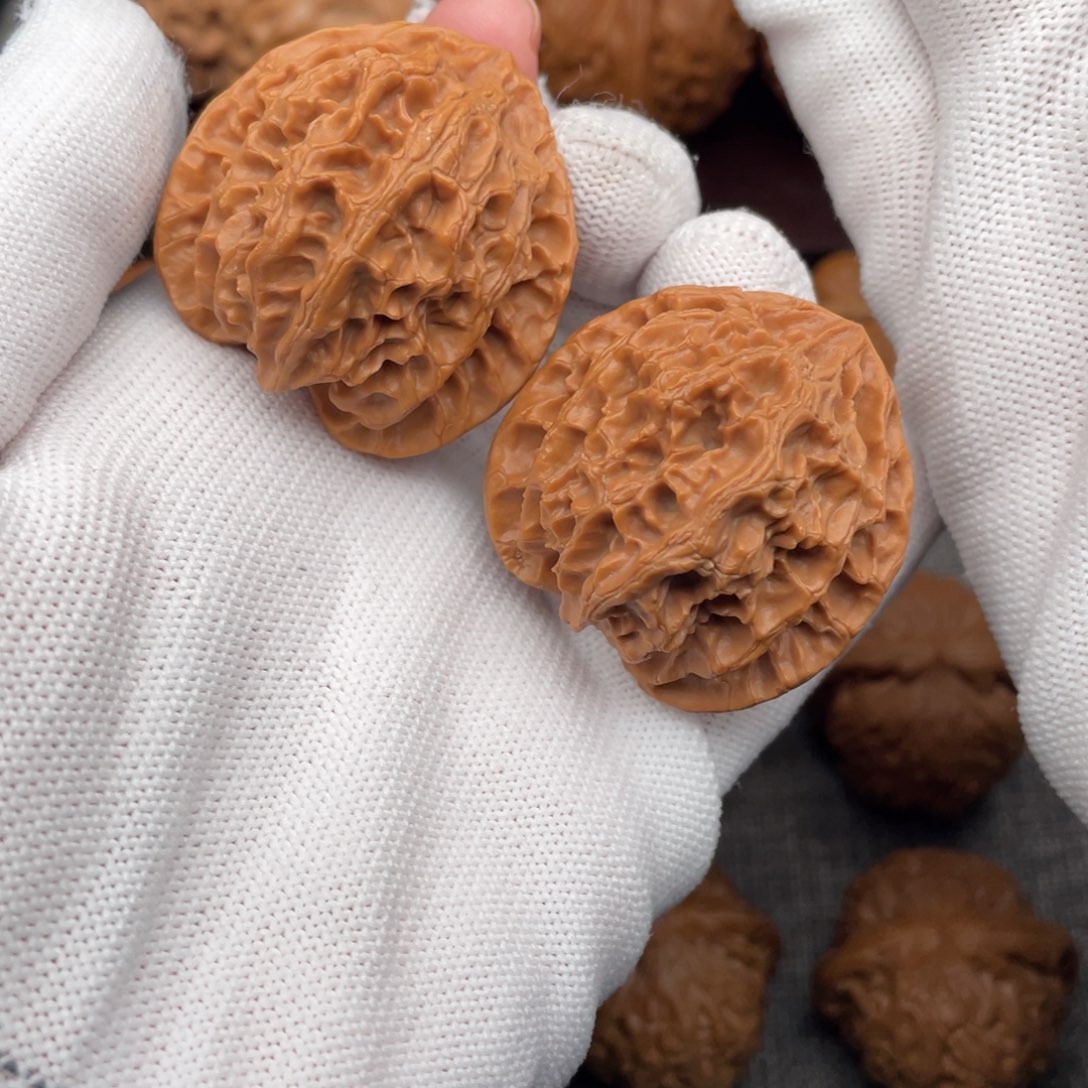 文玩核桃把件39精品自然桩苹果