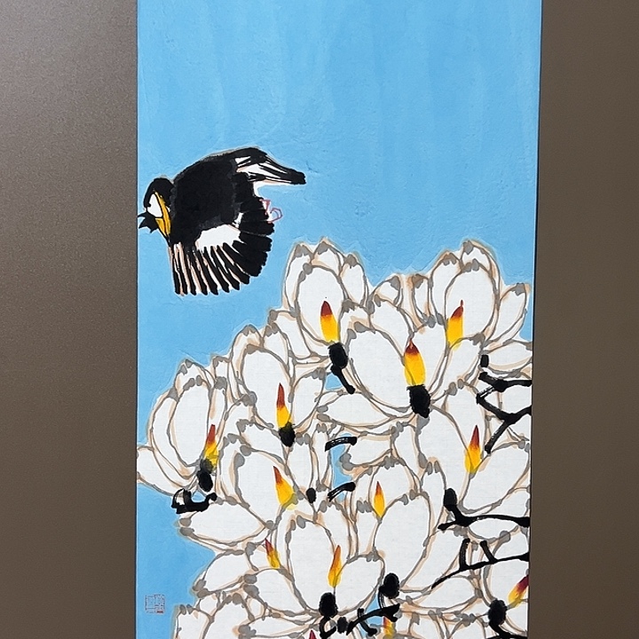 国画孙景隆  手绘原创