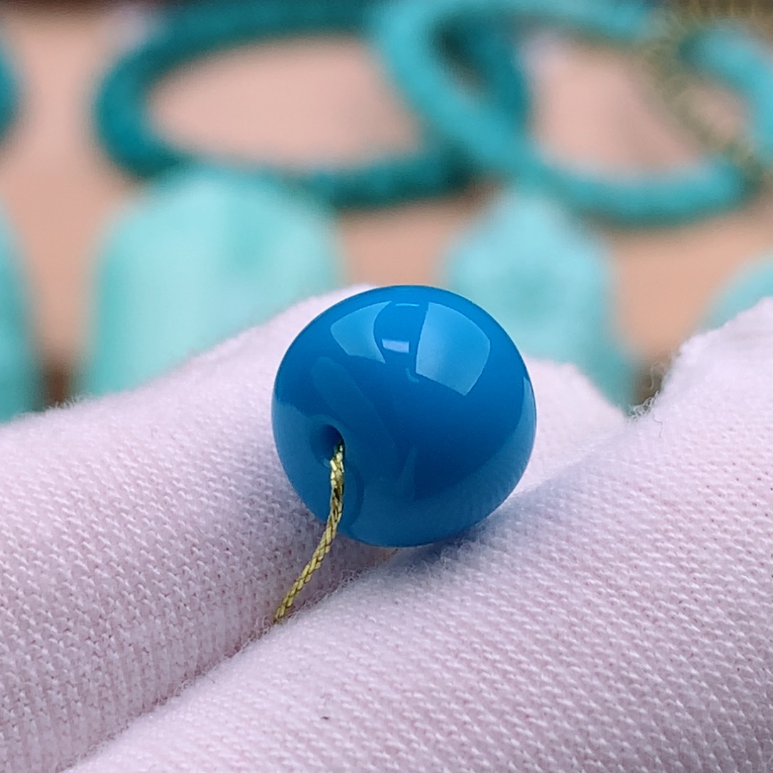 绿松石珠宝奇石未镶嵌9.8✖️8.3暴力蓝