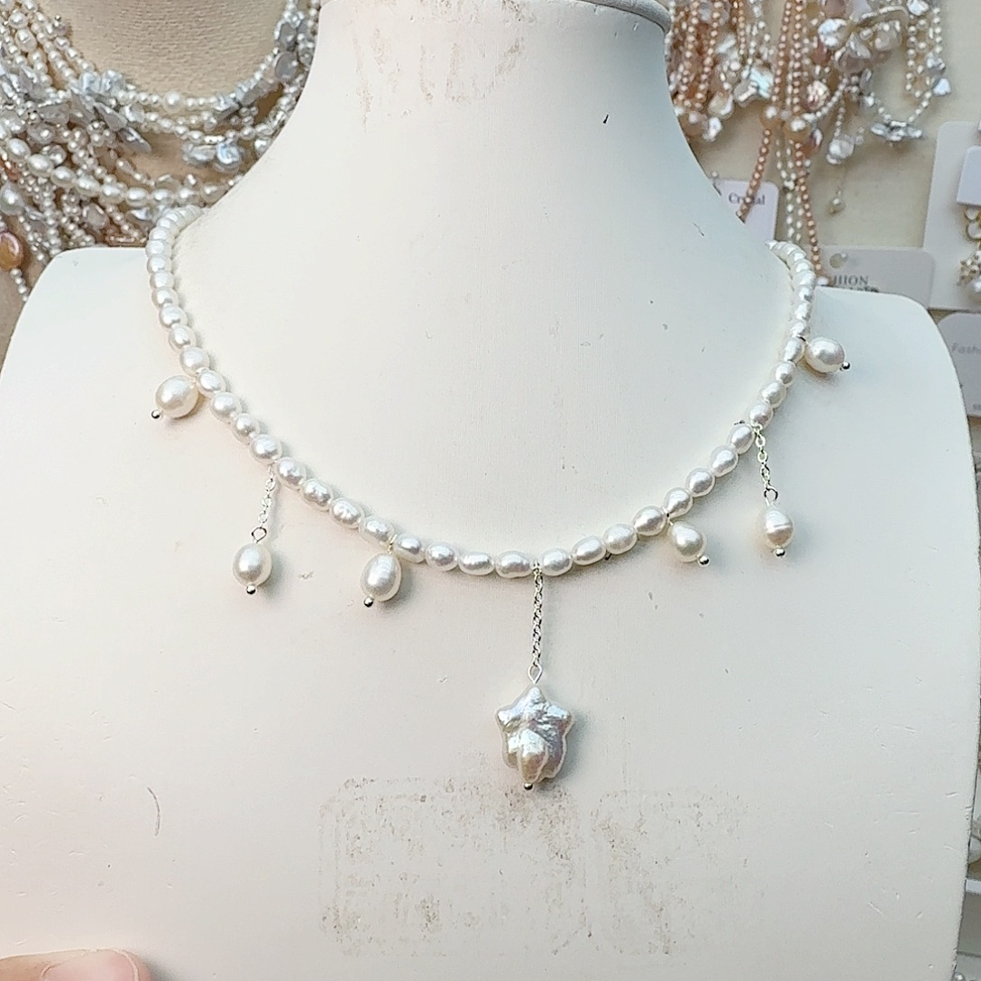 淡水珍珠颈饰未镶嵌