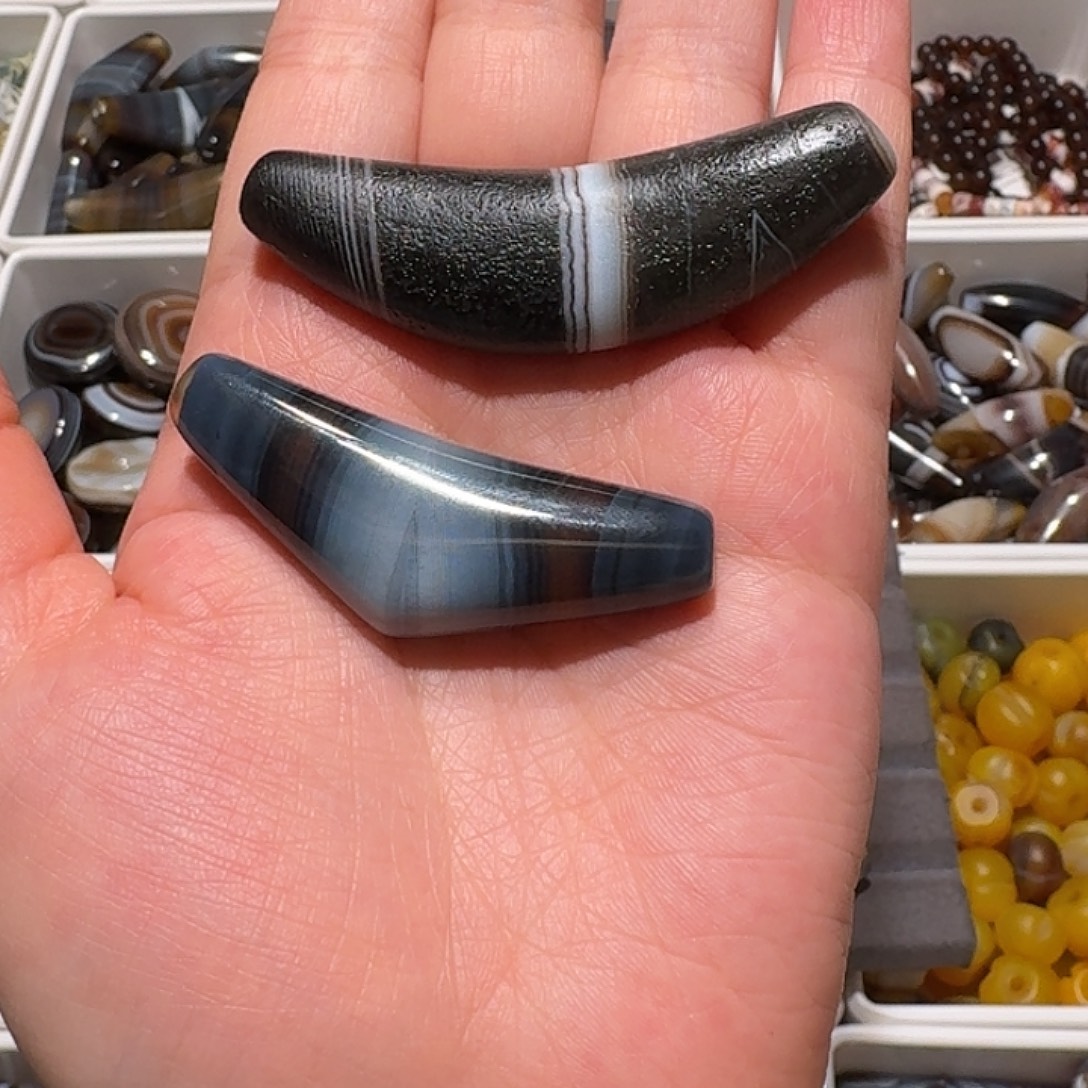 玛瑙/玉髓合金颈饰