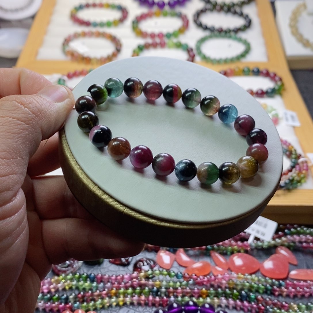 碧玺碧玺手链未镶嵌