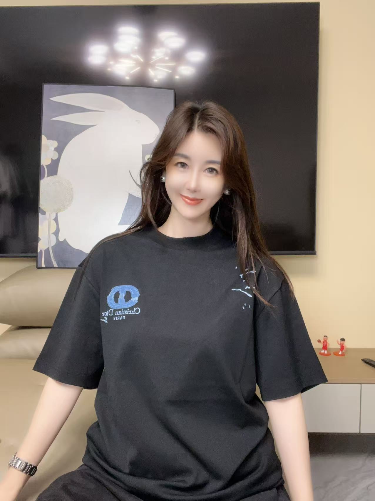 【娜娜专属】2025夏季宽松时尚潮流百搭休闲简约T恤8020