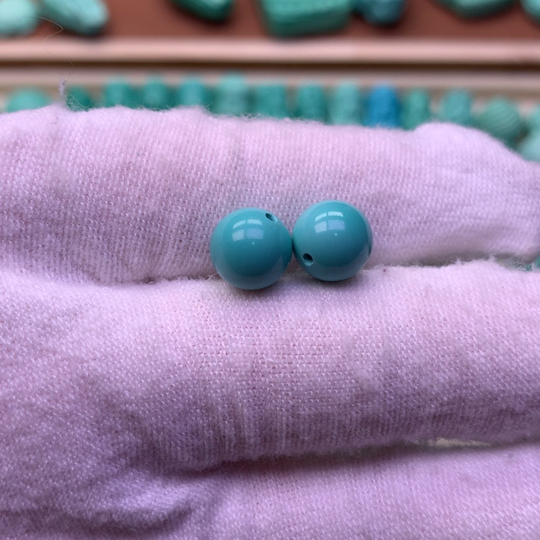 原生态散珠配珠圆珠一对卡8