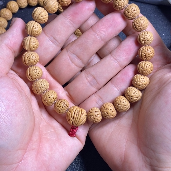 崽***记桃核手串纯野生磨盘