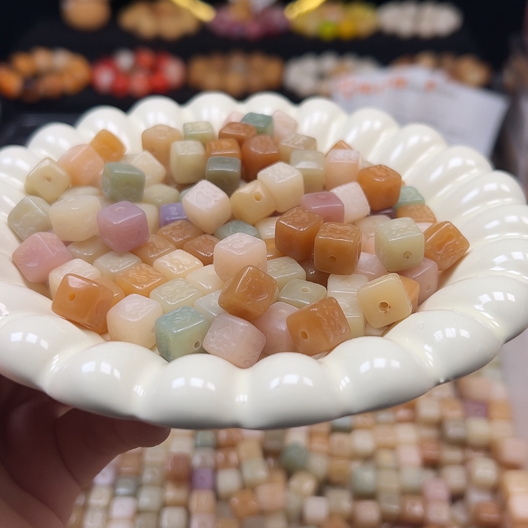 手串菩提根/象牙果多宝喜怒哀乐100颗