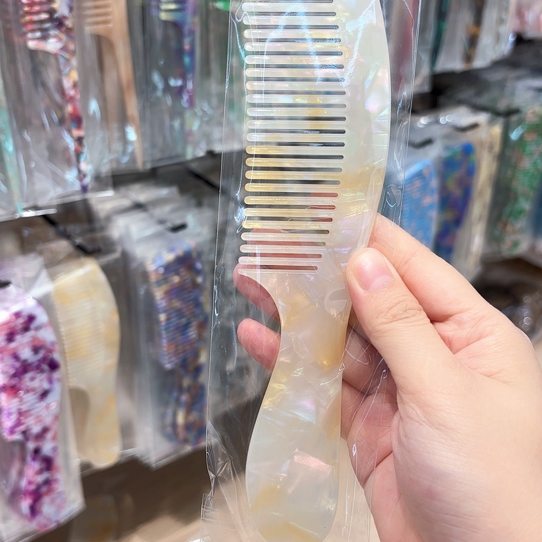 铁合金布艺醋酸梳子