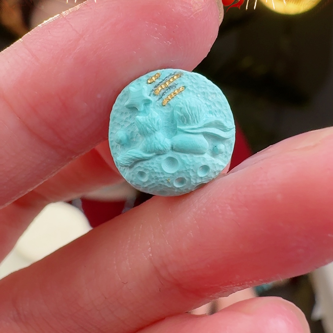 绿松石珠宝奇石未镶嵌