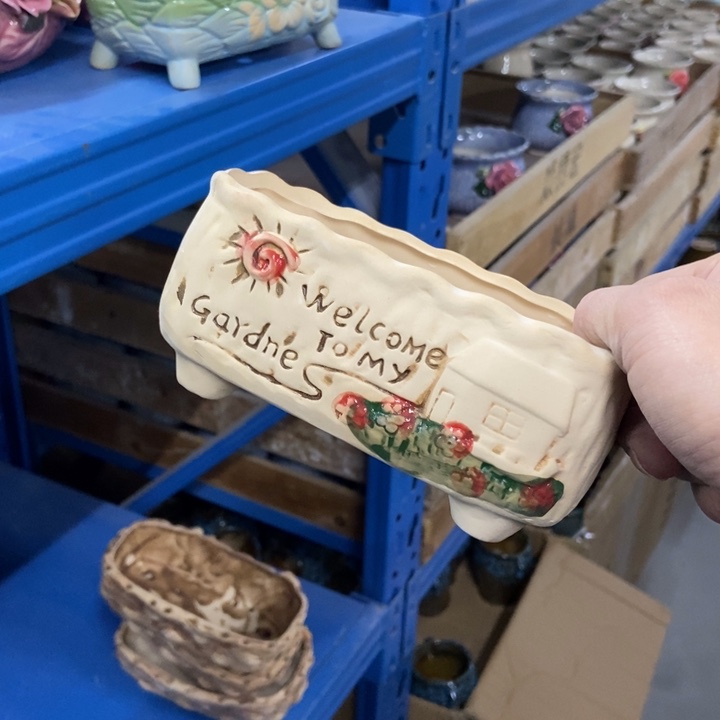 陶瓷花盆单场满9.9发13.5*6*6.5