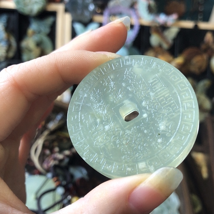 岫玉未镶嵌岫玉挂件