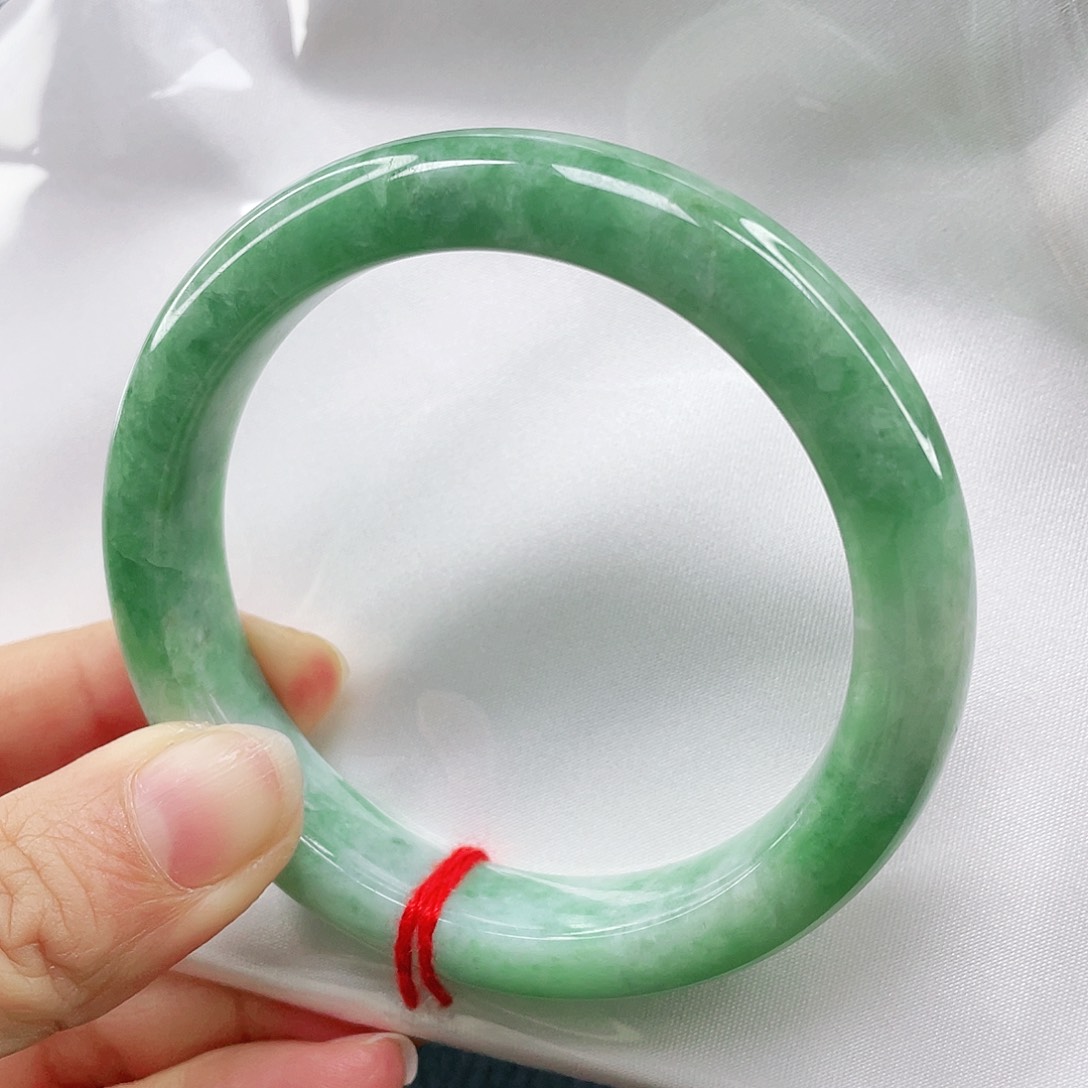 未镶嵌手镯翡翠正圈57.5。003
