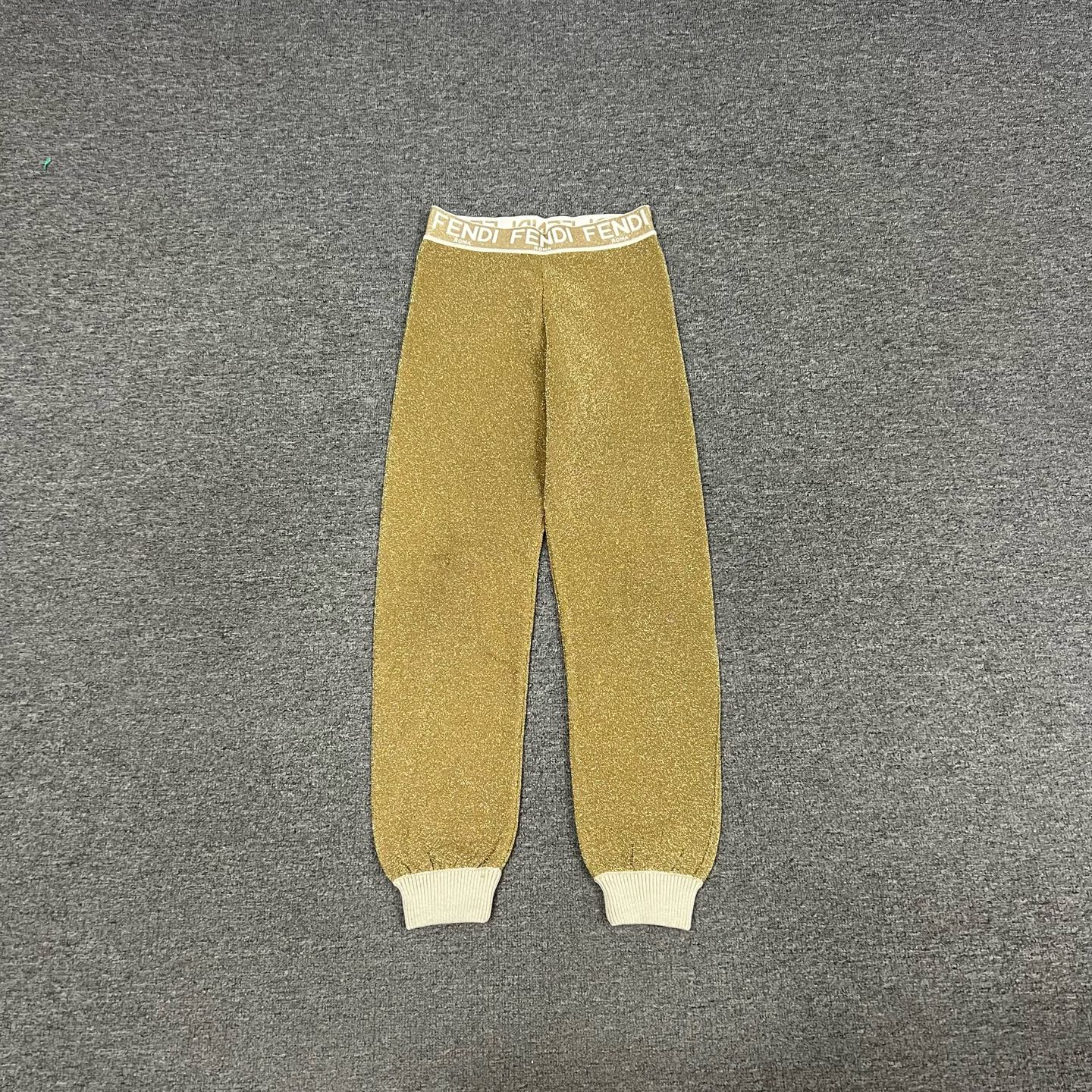 99新 AMIPARIS fendi 金线针织休闲裤