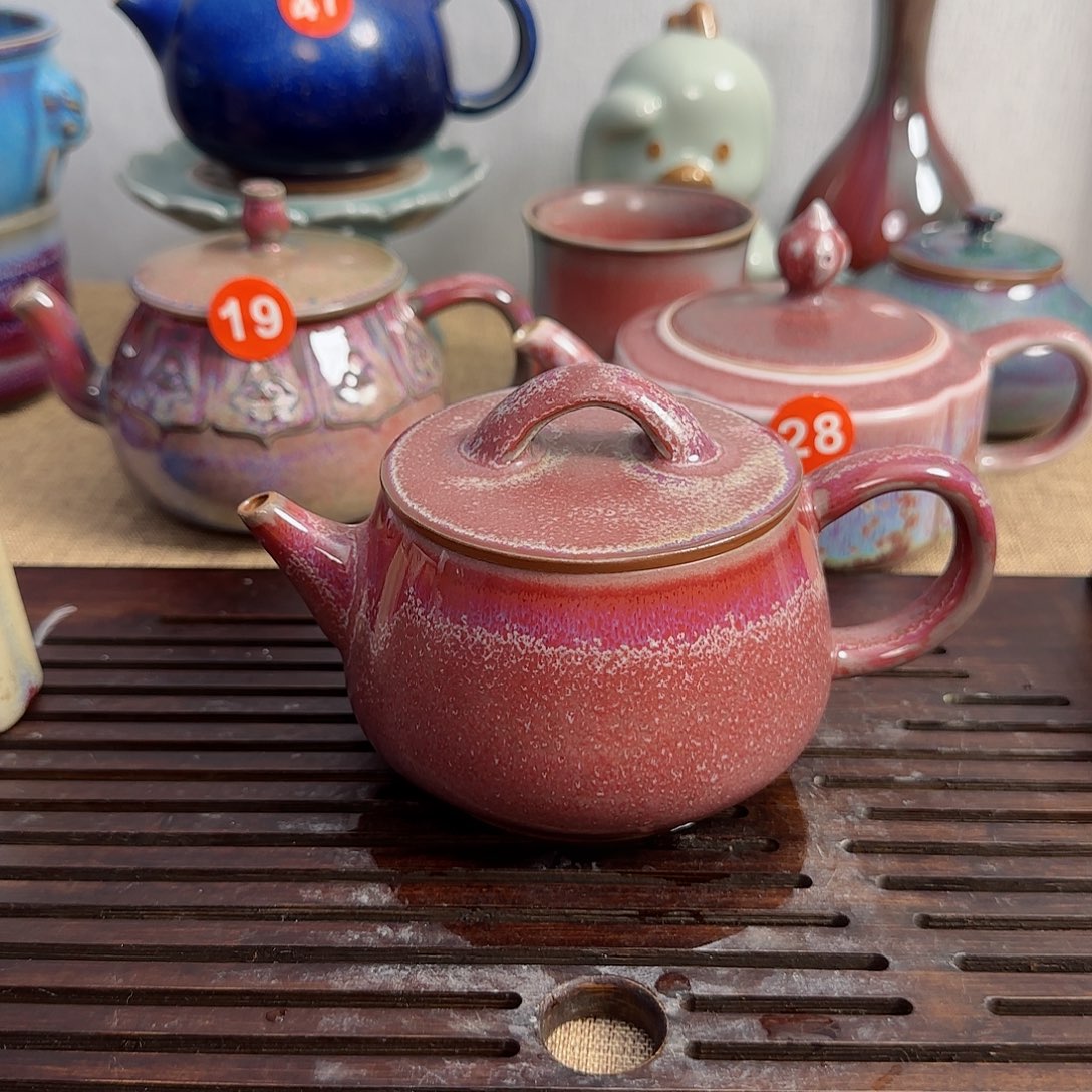 垕瓷甄选全手工汉瓦壶