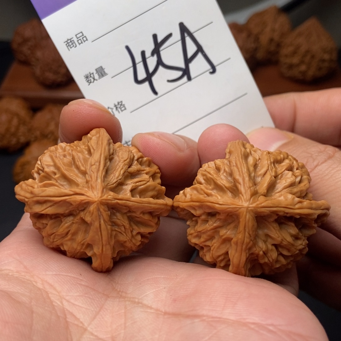 吊坠文玩核桃40四棱