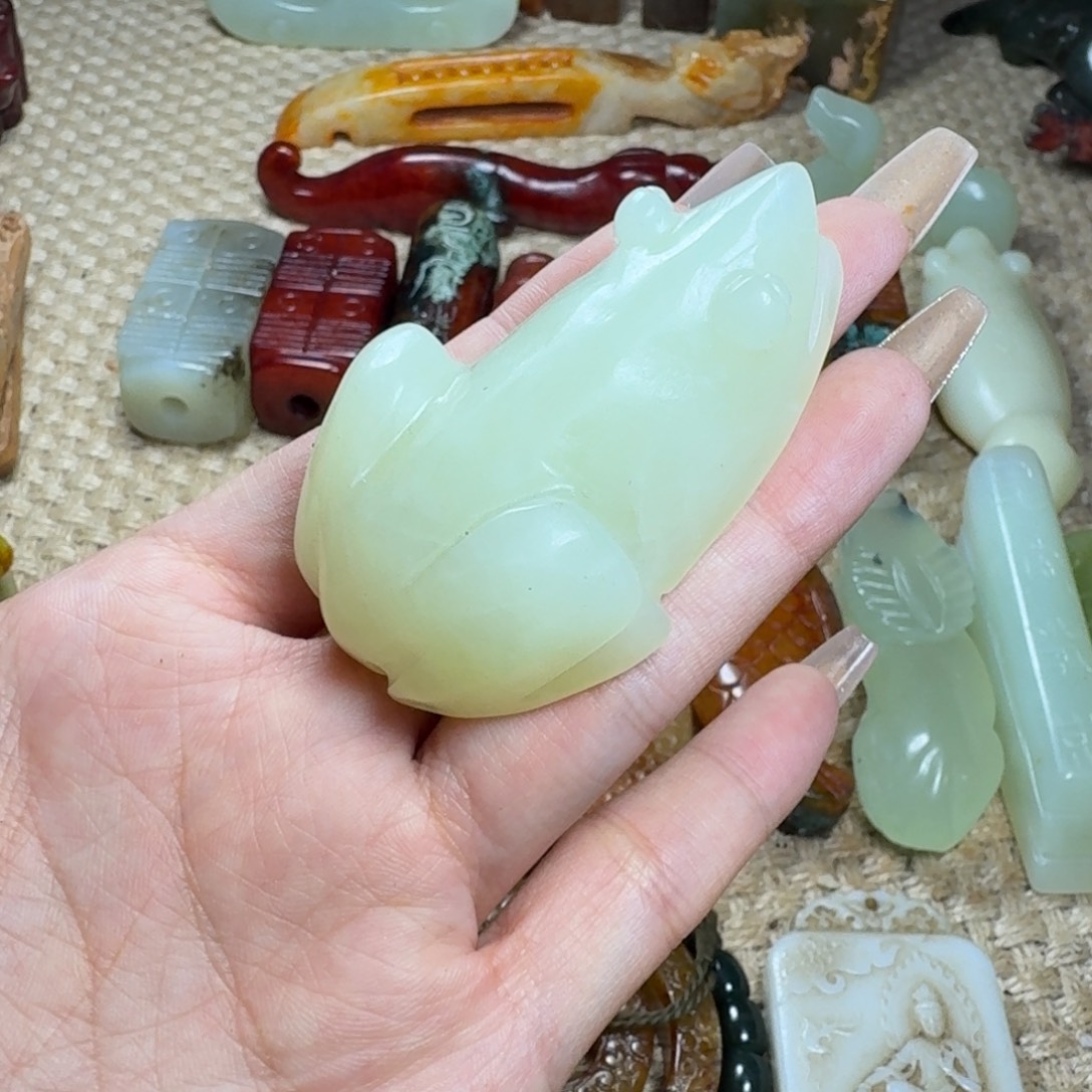 吊坠白玉菩提挂件