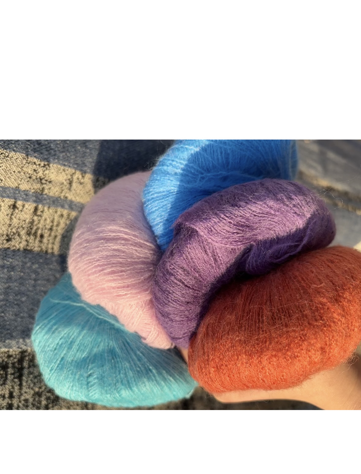 孤品马海毛 细毛线 可勾可织 披肩 围巾 毛衣毛线