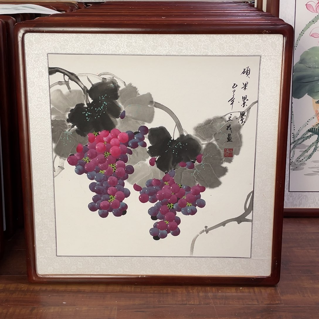 国画带框尺寸63*63厘米