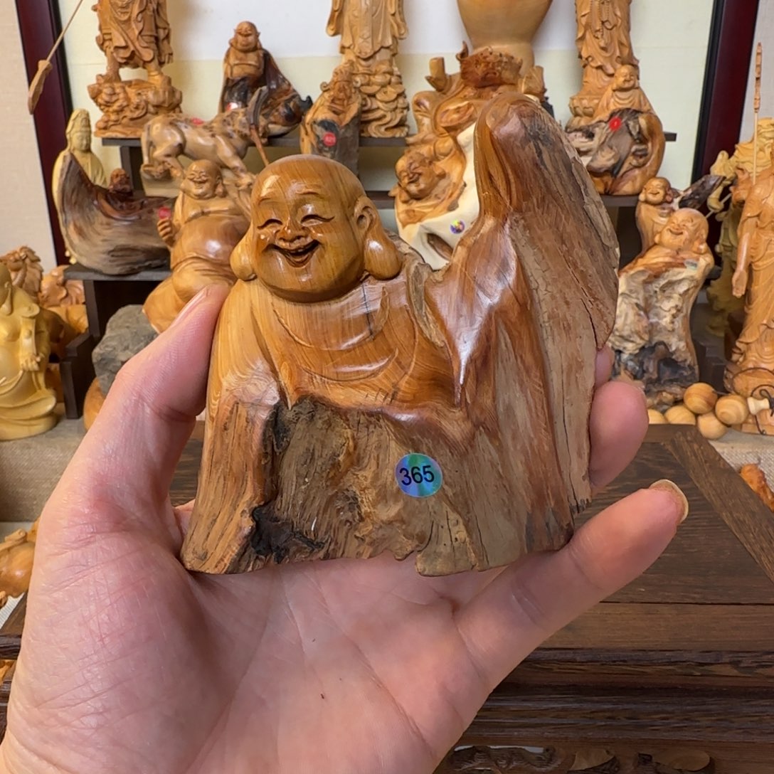 崖柏小木匠艺雕一物一拍